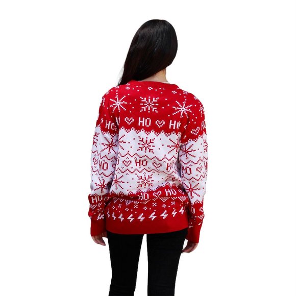 Women’s Pls Fix Thx Ugly Christmas Sweater - Picture 2 of 2